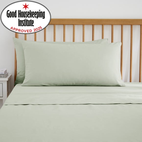 Pure Cotton Kingsize Pillowcase Pair