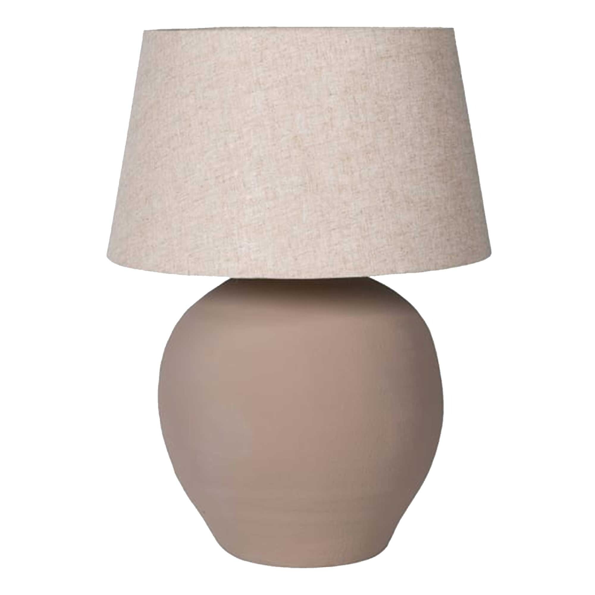 Taupe Ceramic Table Lamp | Barker & Stonehouse