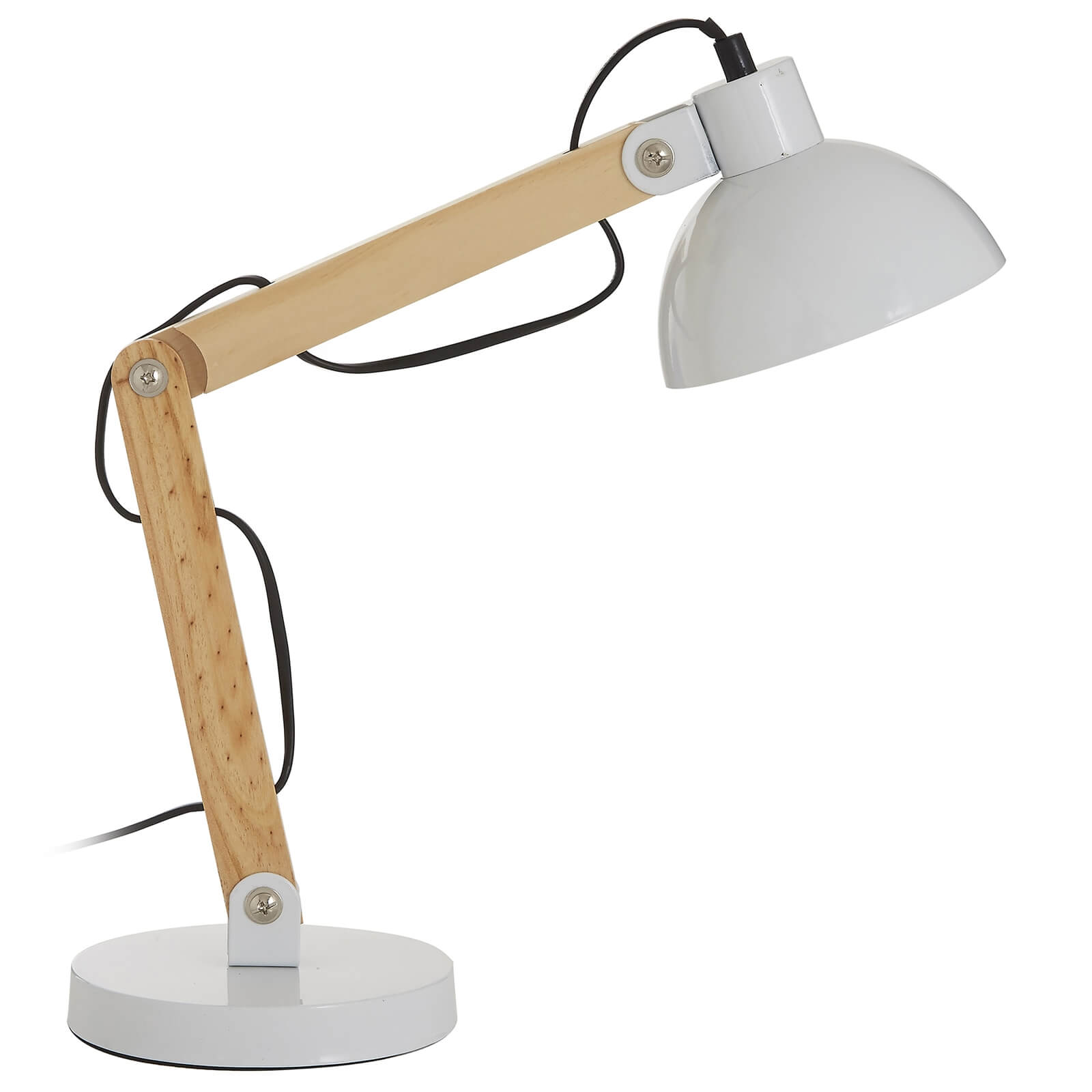 Blake White Metal Table Lamp