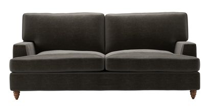 Isla 2.5 Seat Sofabed in Elephant Cotton Matt Velvet - sofa.com