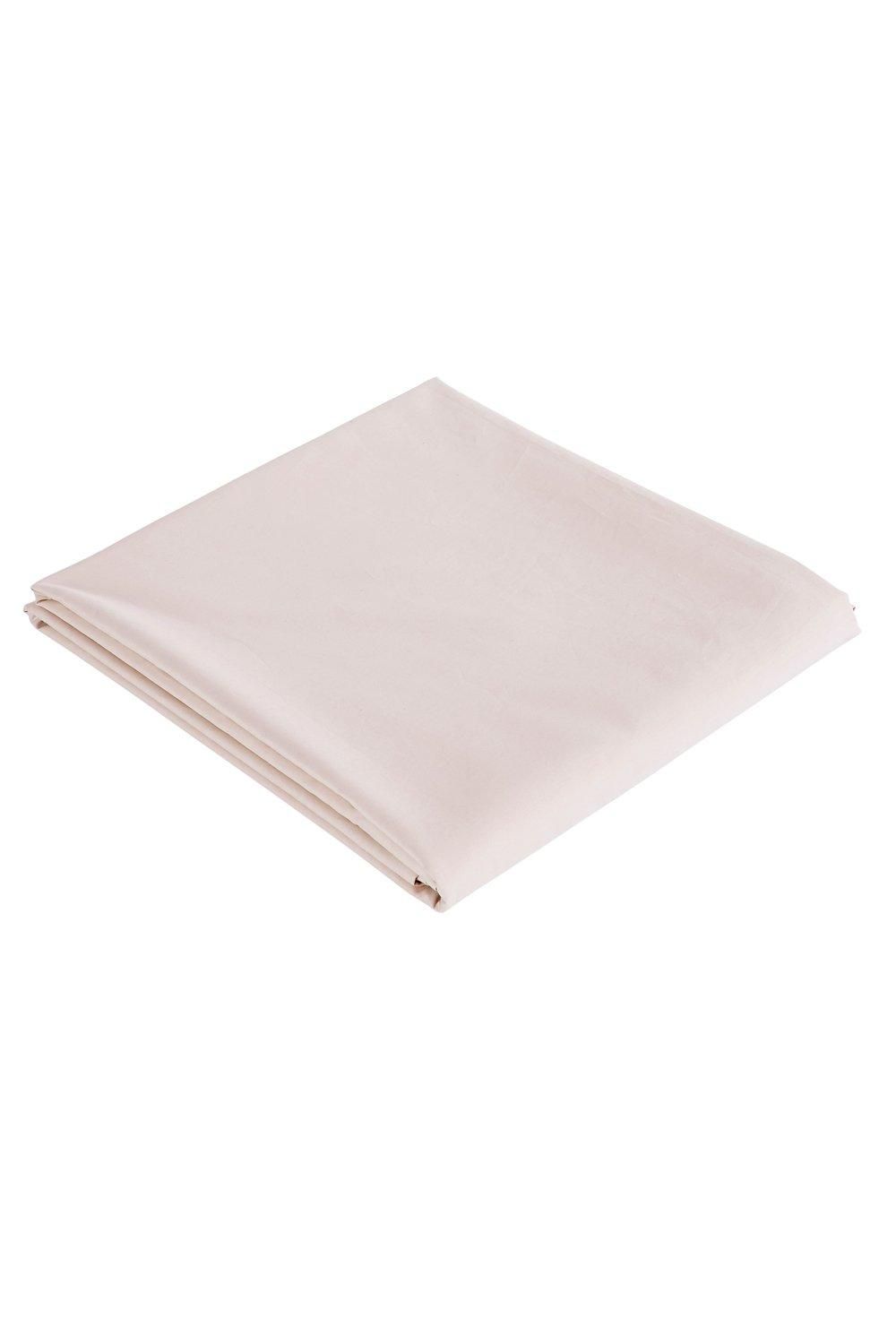 CHRISTY Pure Cotton Percale Flat Sheets in Pink