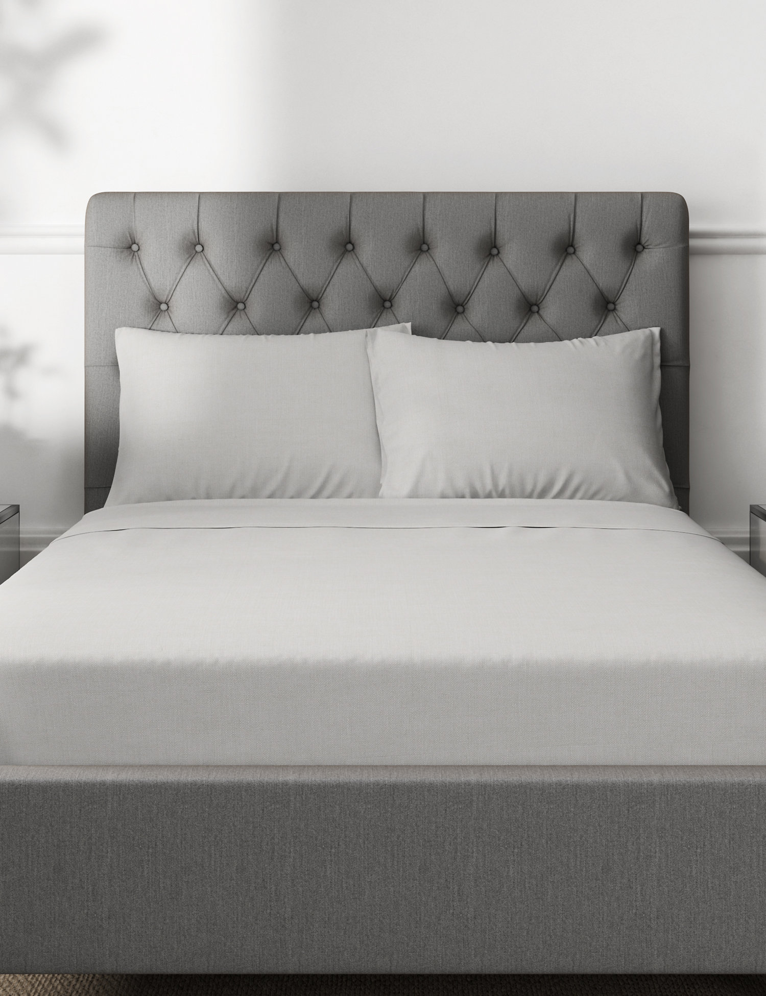 M&S 2 Pack Percale 300 Thread Count Pillowcases