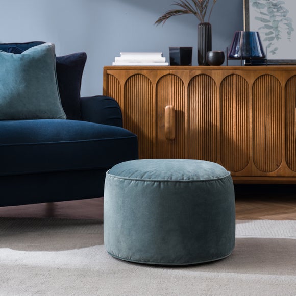 Eliza Velvet Pouffe