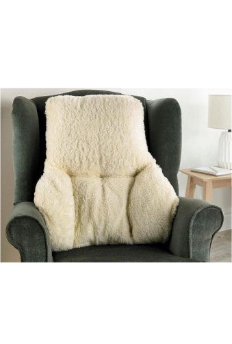 Ezysleep Soft Sherpa Fleece Support Pillow in Beige