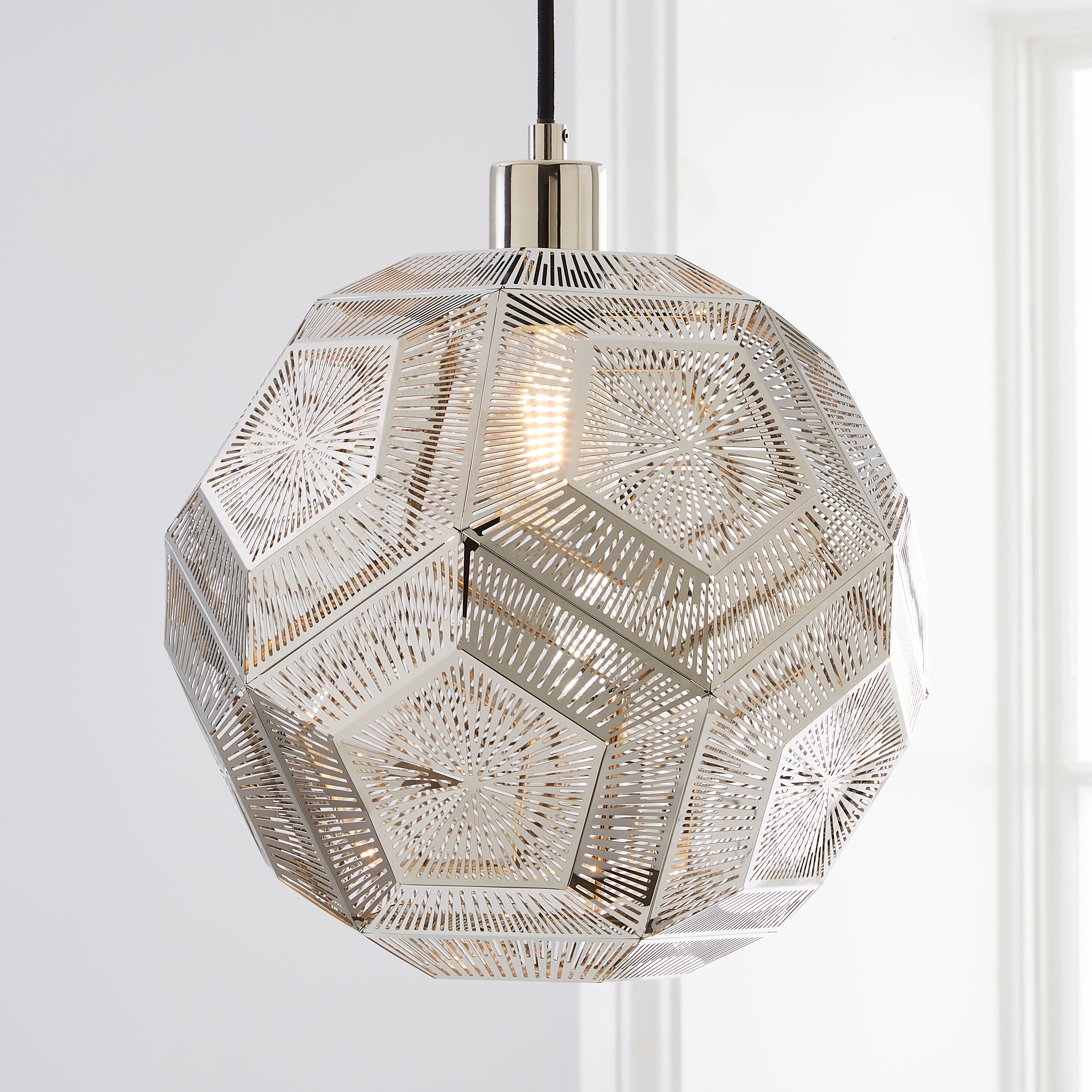 Dodeca Pendant Fitting Silver
