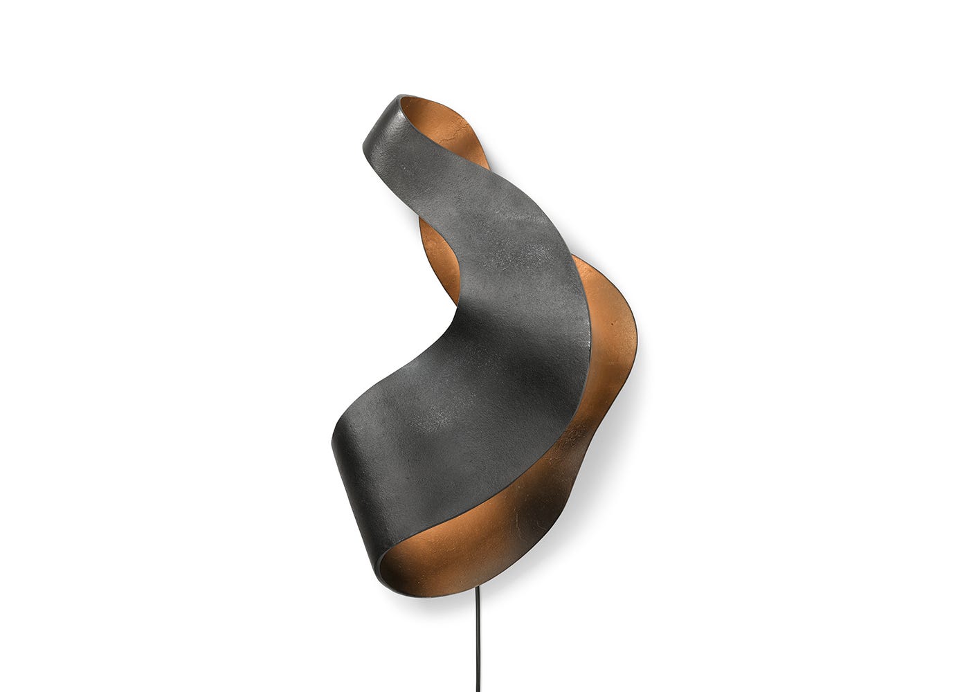 ferm LIVING Oyster Wall Lamp Black