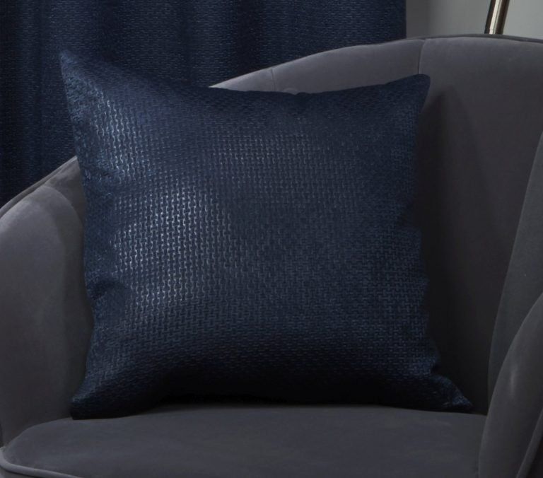New Edge Blinds Metro Collection Cushion Cover in Blue