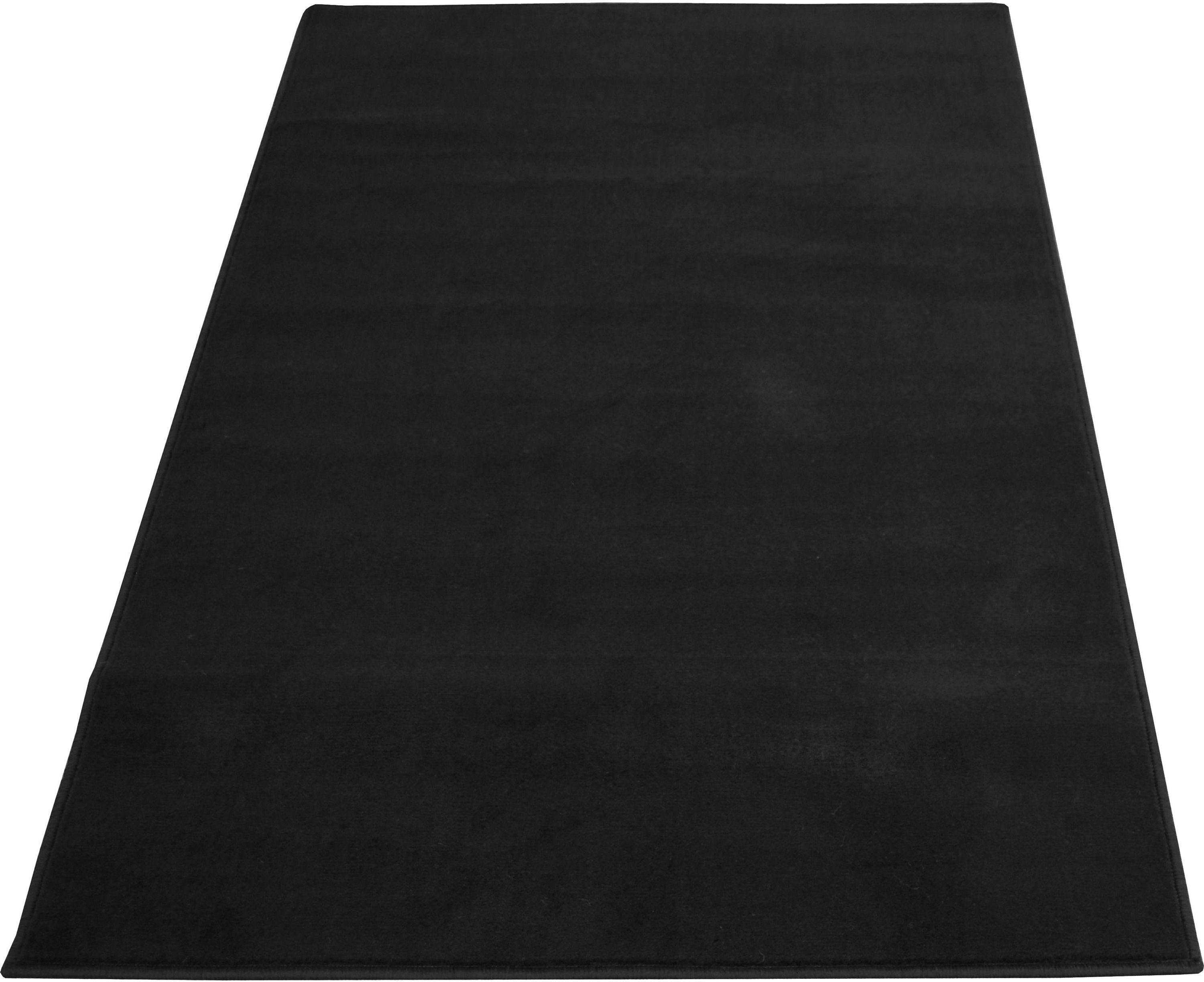 Maestro Plain Short Pile Rug - 80x150cm - Black