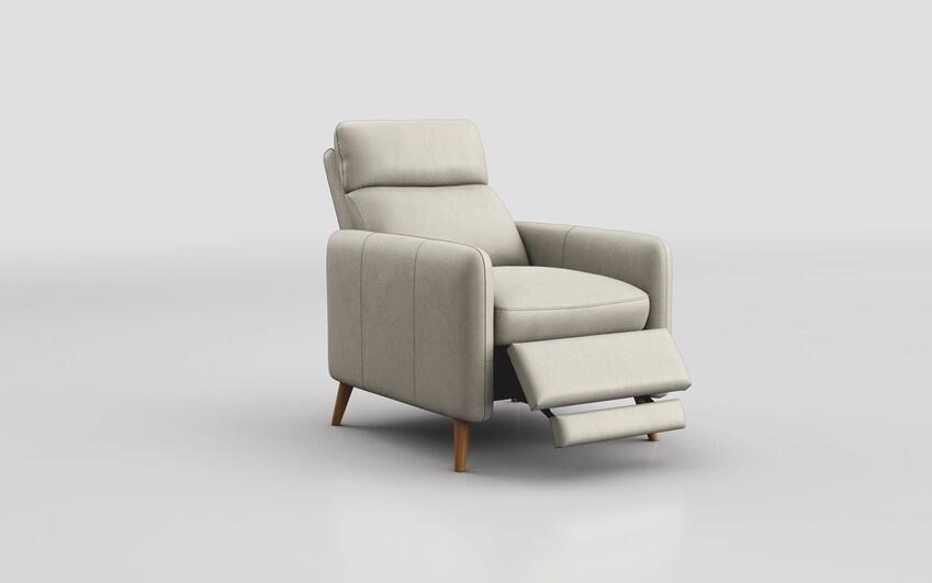 White Bellaria Push Back Armchair