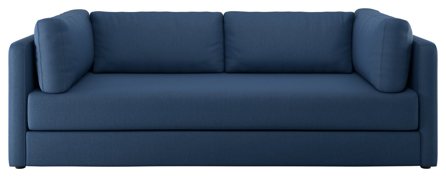Habitat Flip 3 Seater Fabric Sofa Bed - Navy
