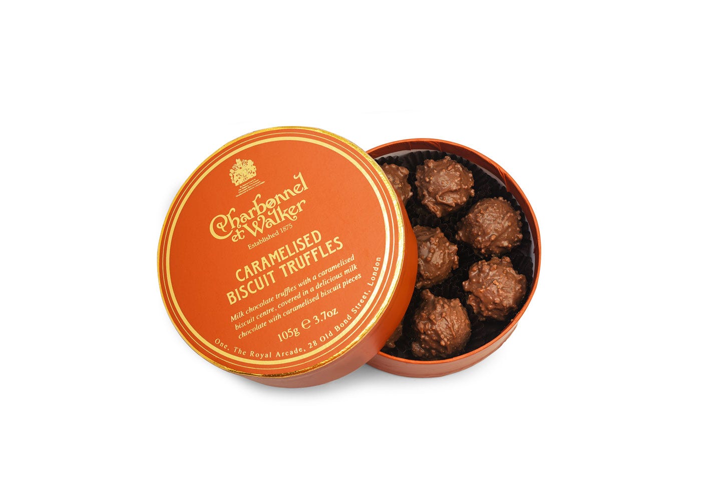 Charbonnel et Walker Ltd Caramelised Biscuit Truffles Single Layer
