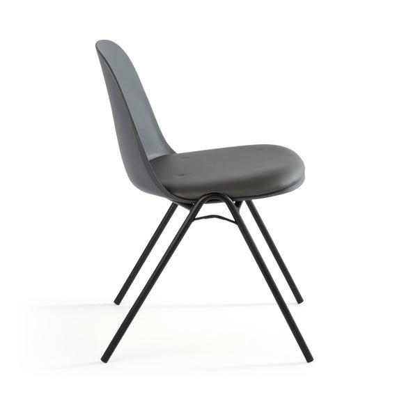 Burton Dining Chair, Faux Leather 6