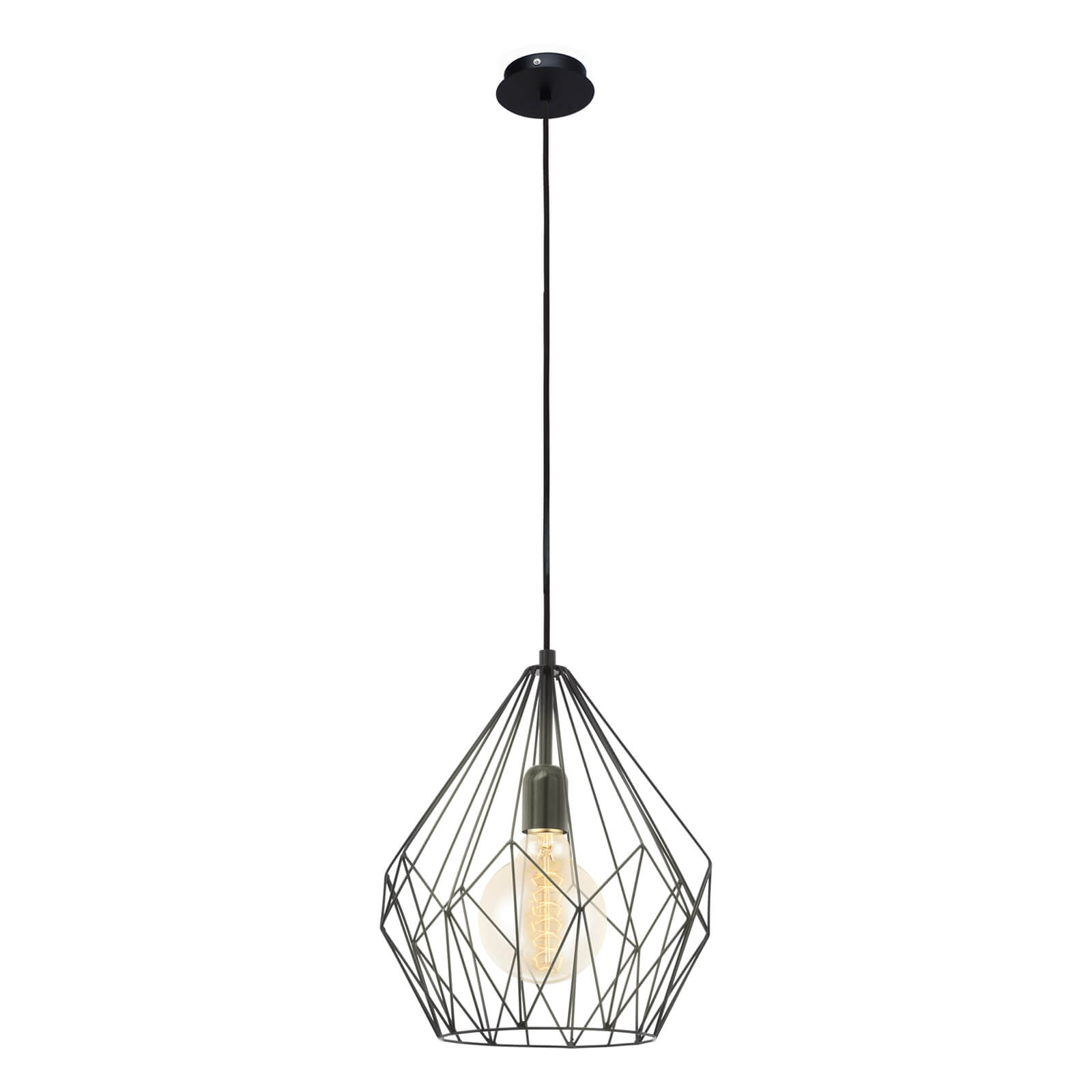 Eglo Carlton Pendant Light - Black