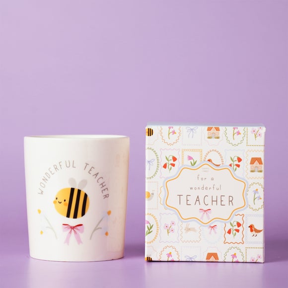 Love Life Teacher Lychee & Raspberry Ceramic Candle
