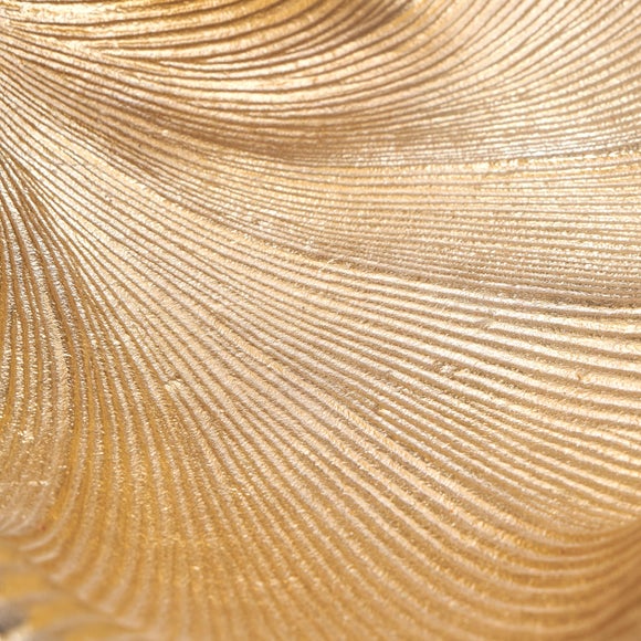 Dual Gingko Leaf Metal Bowl 3