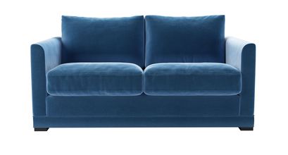 Aissa 2 Seat Sofa Bed in Bahama Cotton Matt Velvet - sofa.com