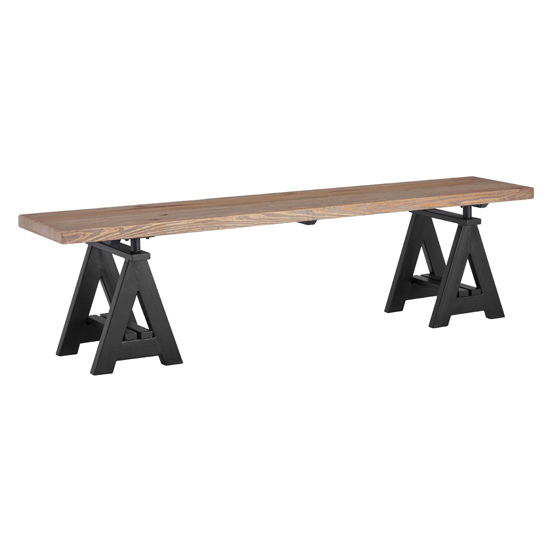 Hampro Wooden Dining Bench In Natural