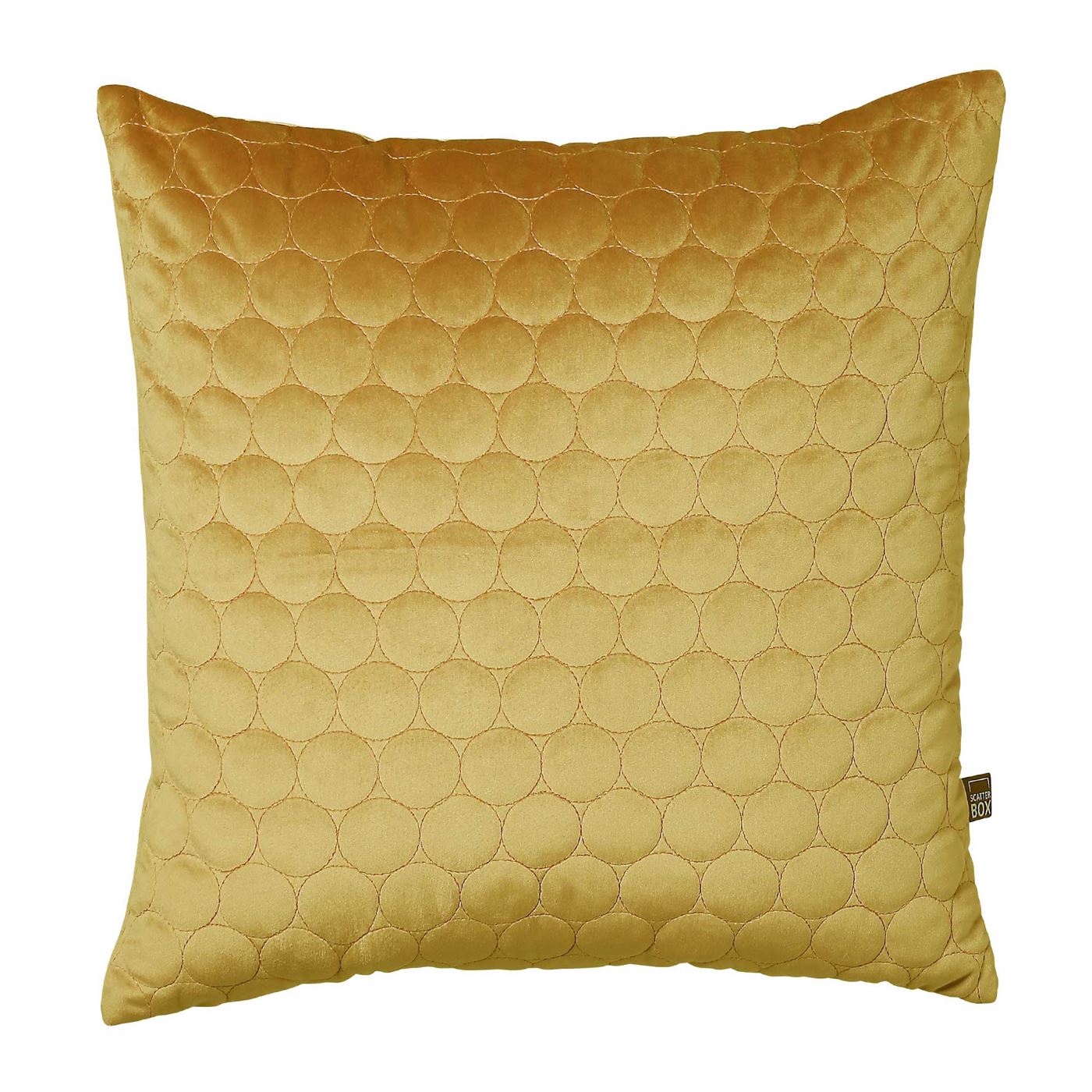 Geo Cushion, Antique Gold