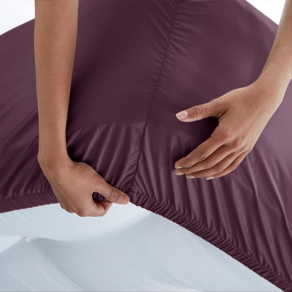 100% Egyptian Cotton 220 Thread Count True Grip® Fitted Sheet 3