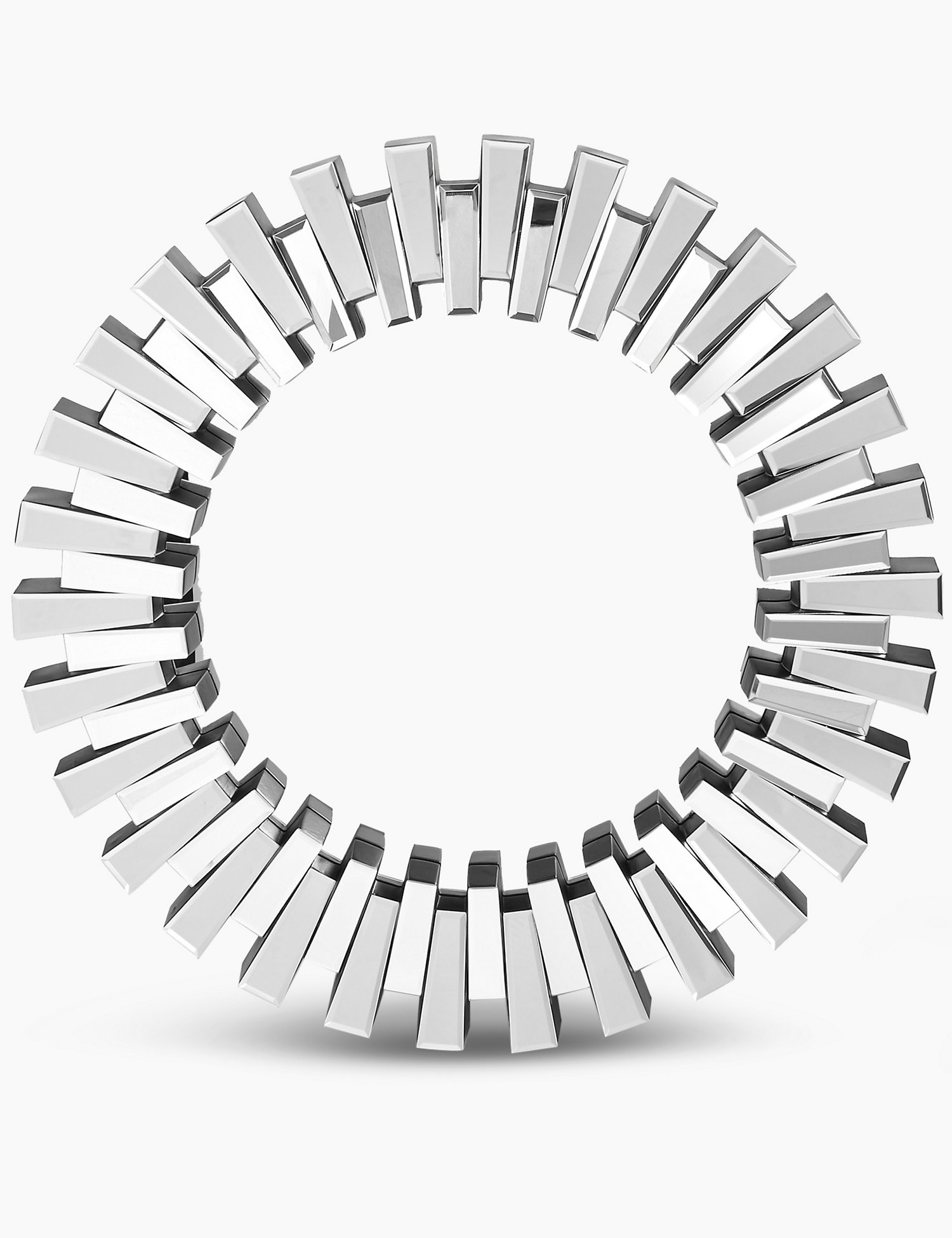 M&S Ridged Large Round Mirror