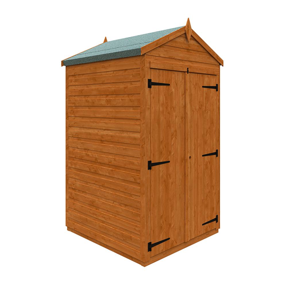 Buttercup Farm 4 x 4 Feet Flex Apex Double Door Windowless 12mm Flex in Burnt Orange