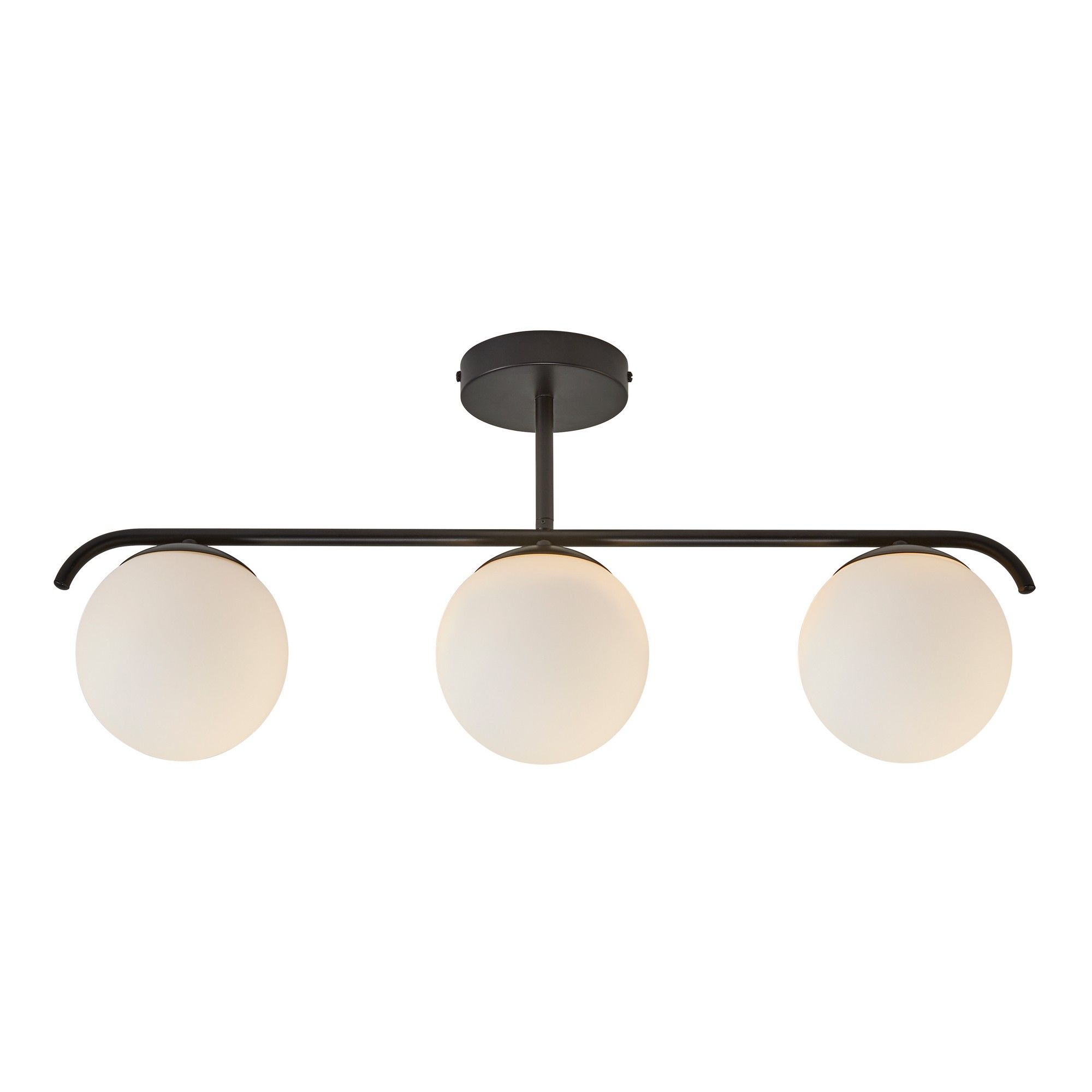Nordlux Modern Indoor Ceiling Light Black Glass E14 Hand Blown Glass - Mains Powered, IP20