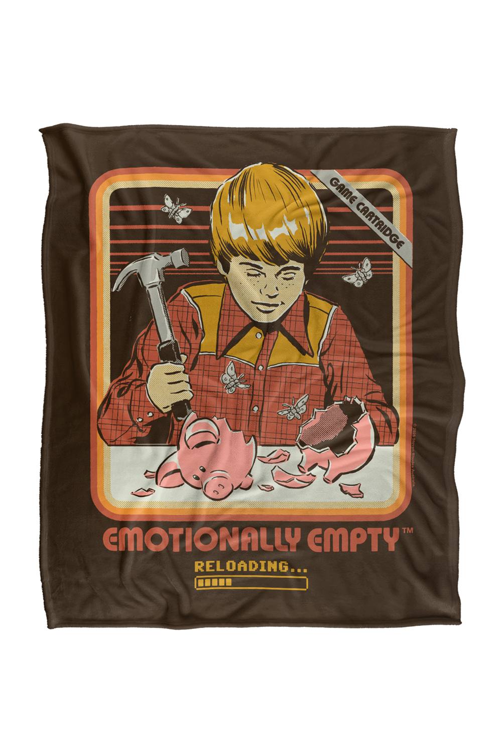 Steven Rhodes Emotionally Empty Silky Touch Super Soft Throw Blanket