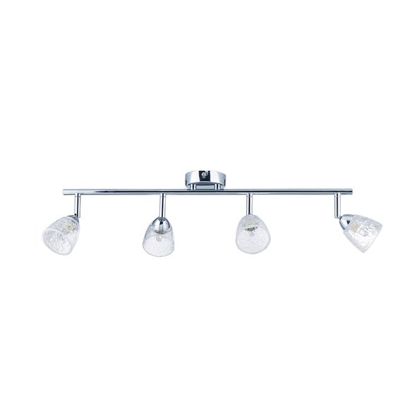 Balston 4 Light Glass Semi Flush Spotlight Bar 5