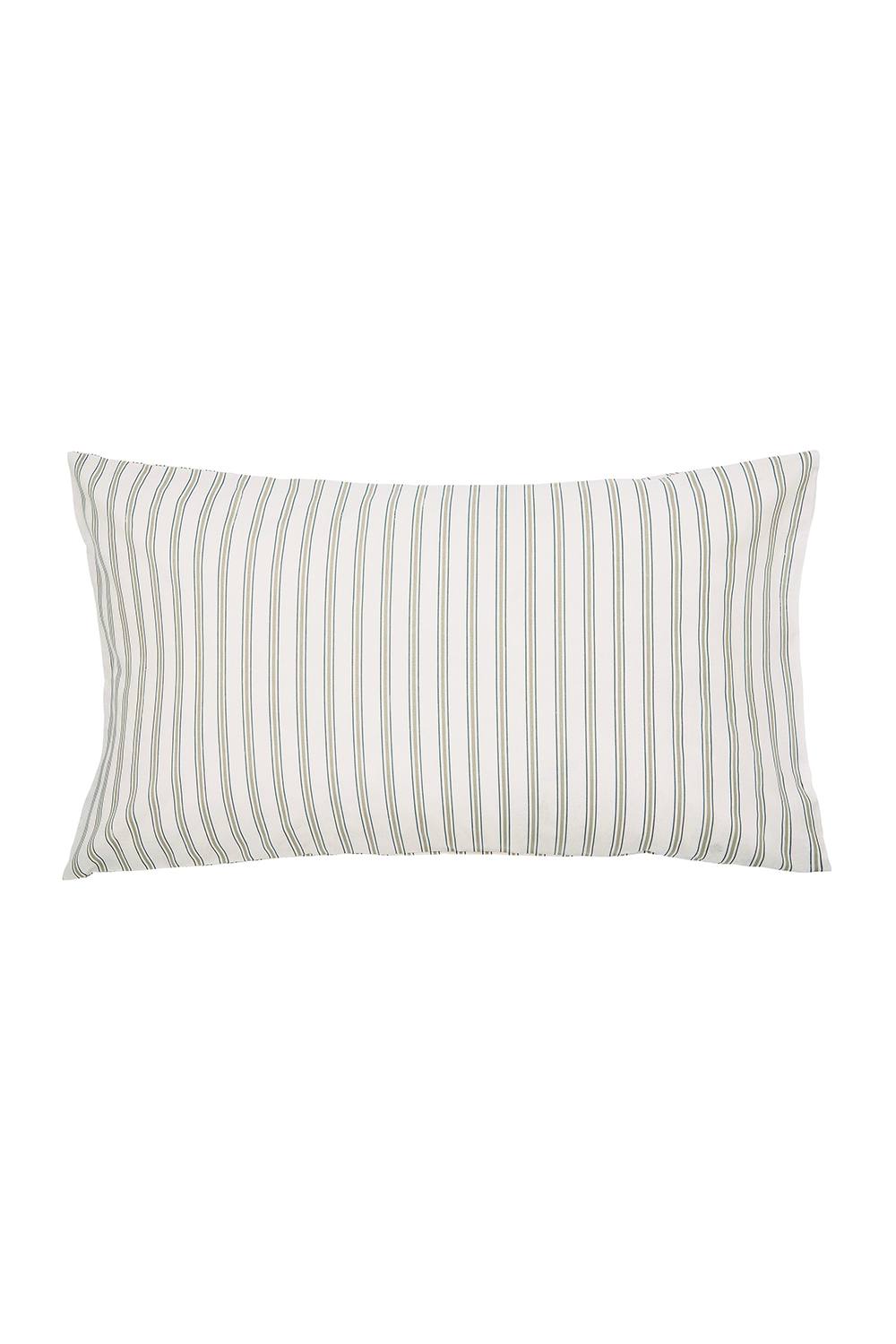 Helena Springfield 'Ticking Stripe' Cotton Duvet Cover Set in Cream 3