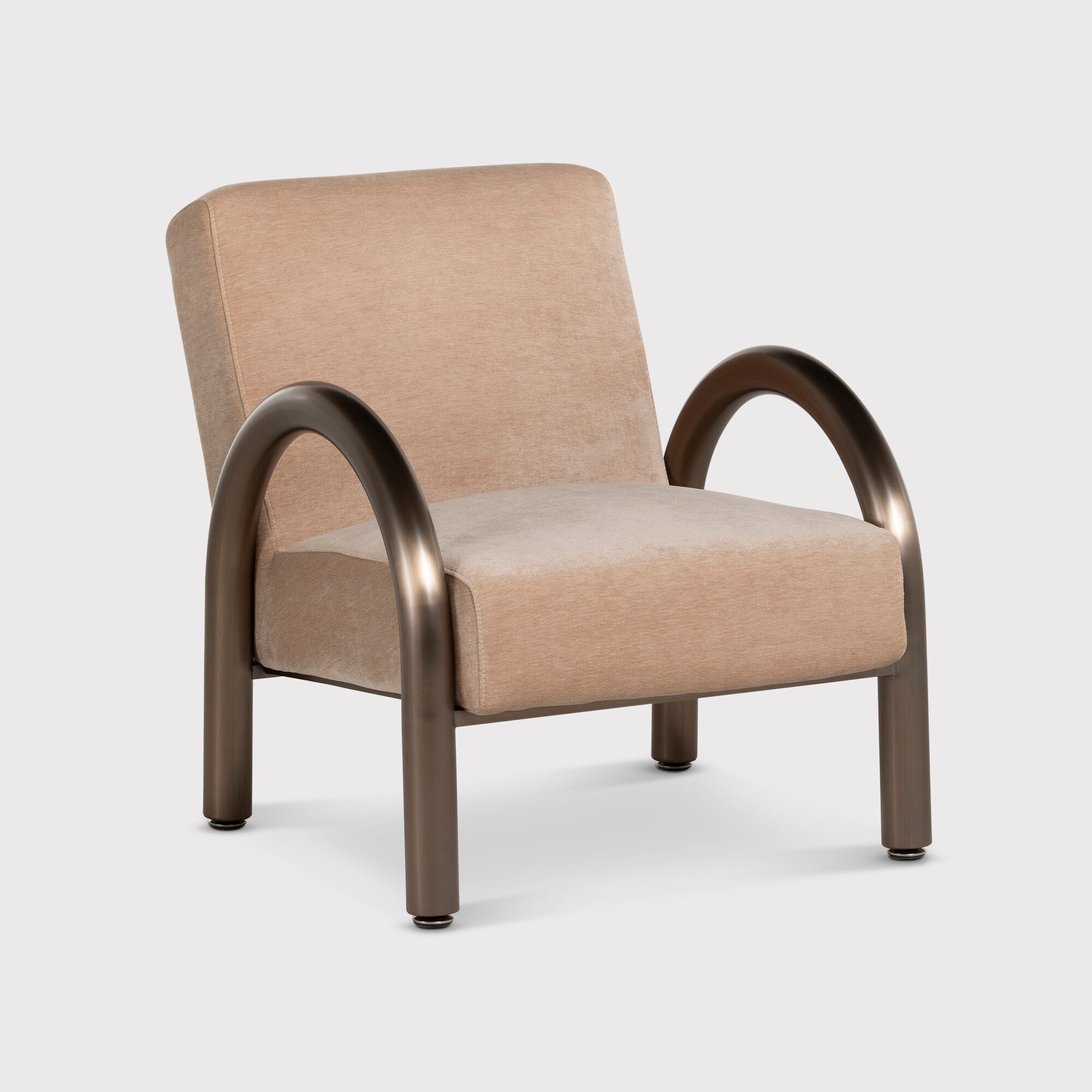 Tolliver Armchair, Brown Fabric | Barker & Stonehouse