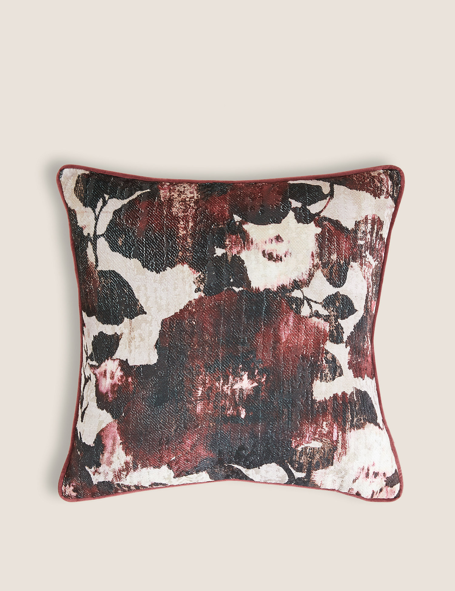 M&S Floral Jacquard Cushion