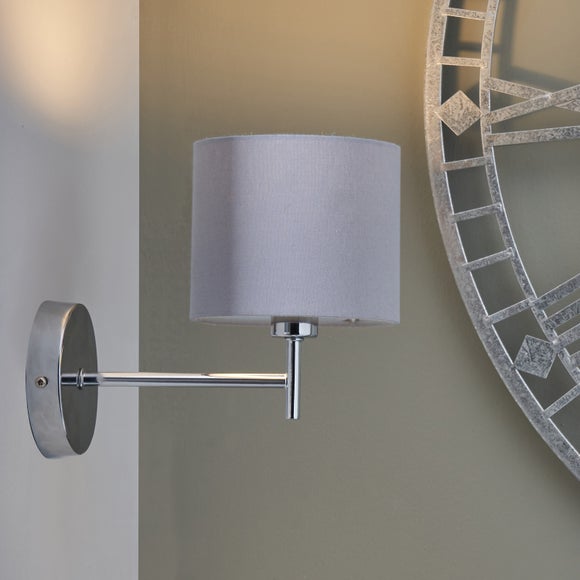 Plaza Metal Straight Arm Wall Light