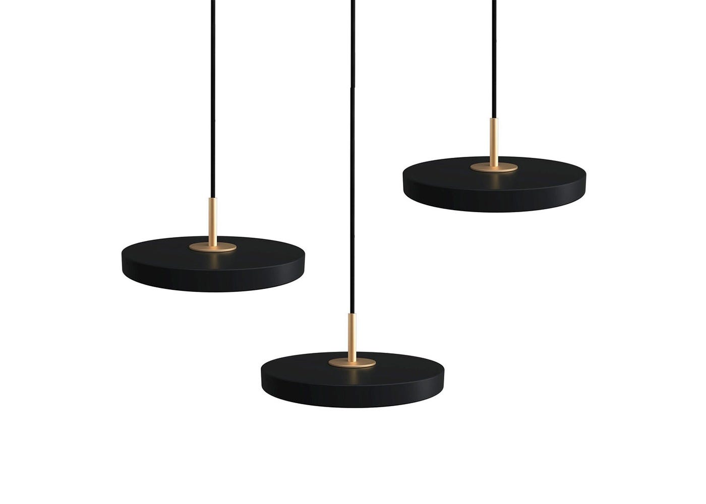 Heal's Asteria LED Micro Cluster 3 Pendant Light Black