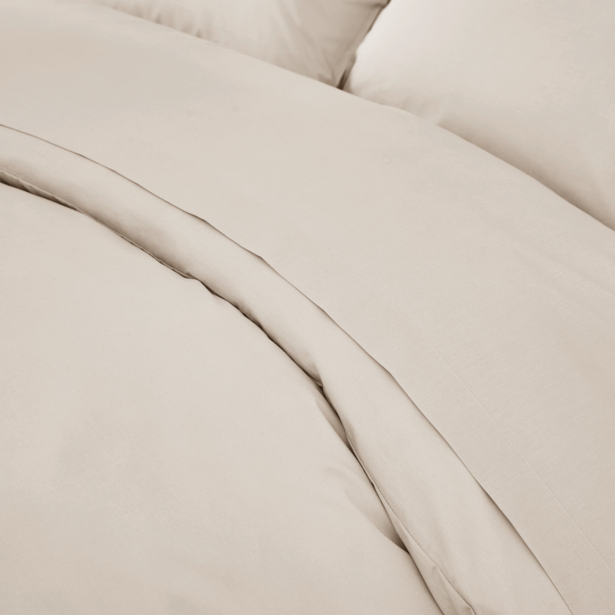 Fogarty Cooling Cotton Flat Sheet White Sand