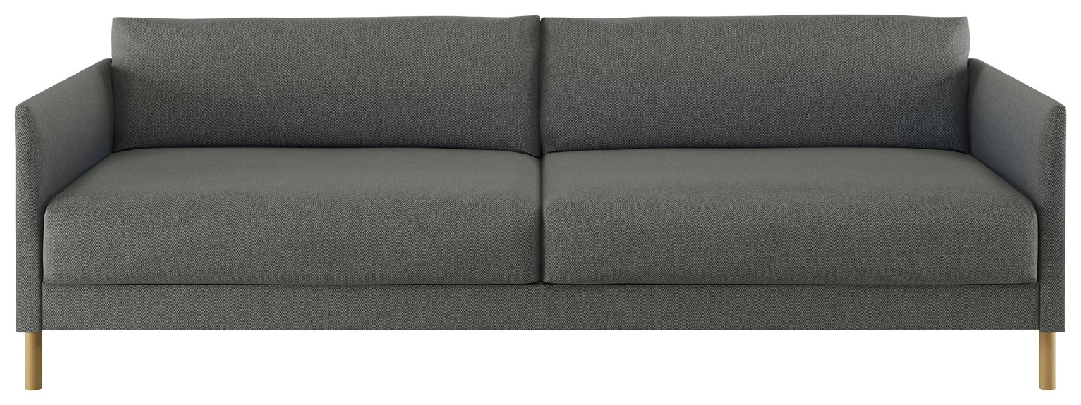 Habitat Hyde 3 Seater Fabric Sofa Bed - Charcoal