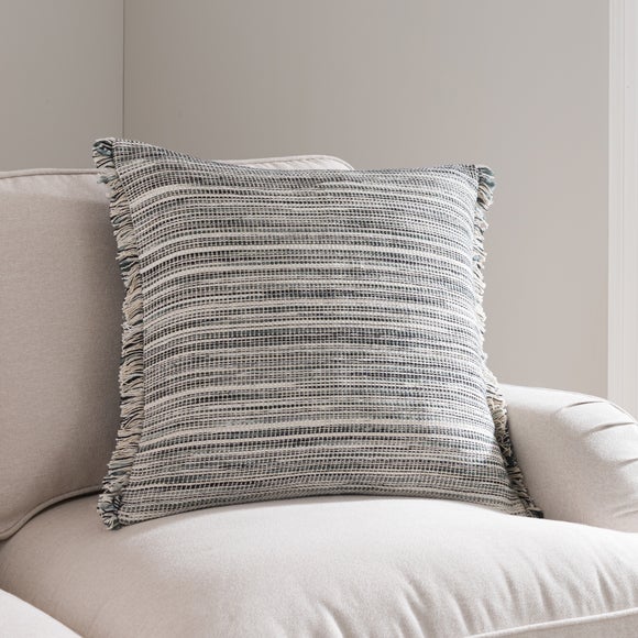 Ava Fringe Cotton Square Cushion