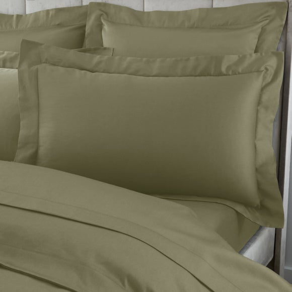 Hotel 230 Thread Count 100% Cotton Sateen Oxford Pillowcase