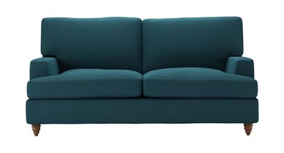 Isla 2 Seat Sofabed in Evergreen Brushed Linen Cotton - sofa.com