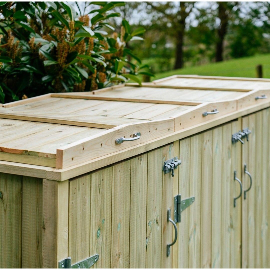 Buttercup Farm Shireburn 8 Box Store - Timber - Fits 8 x Boxes in Brown 3