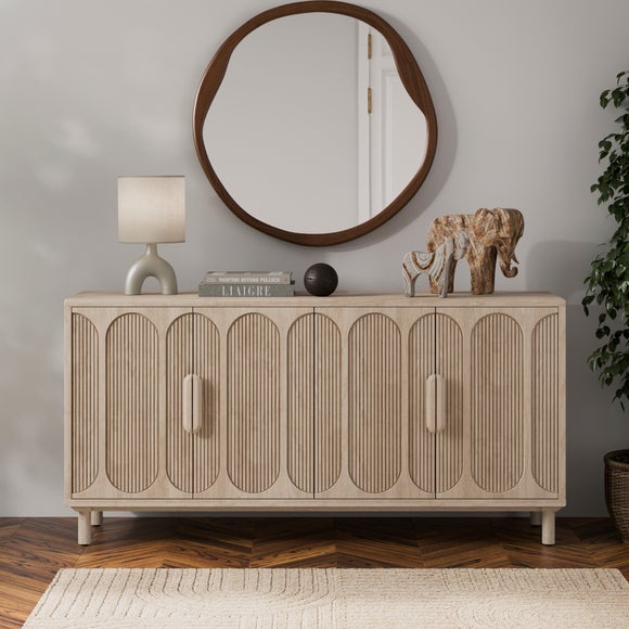 Khari 4 Door Large Sideboard, Mango Wood