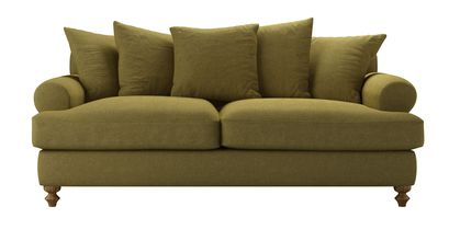 Teddy 3 Seat Sofabed in Mossymere Norfolk Cotton - sofa.com
