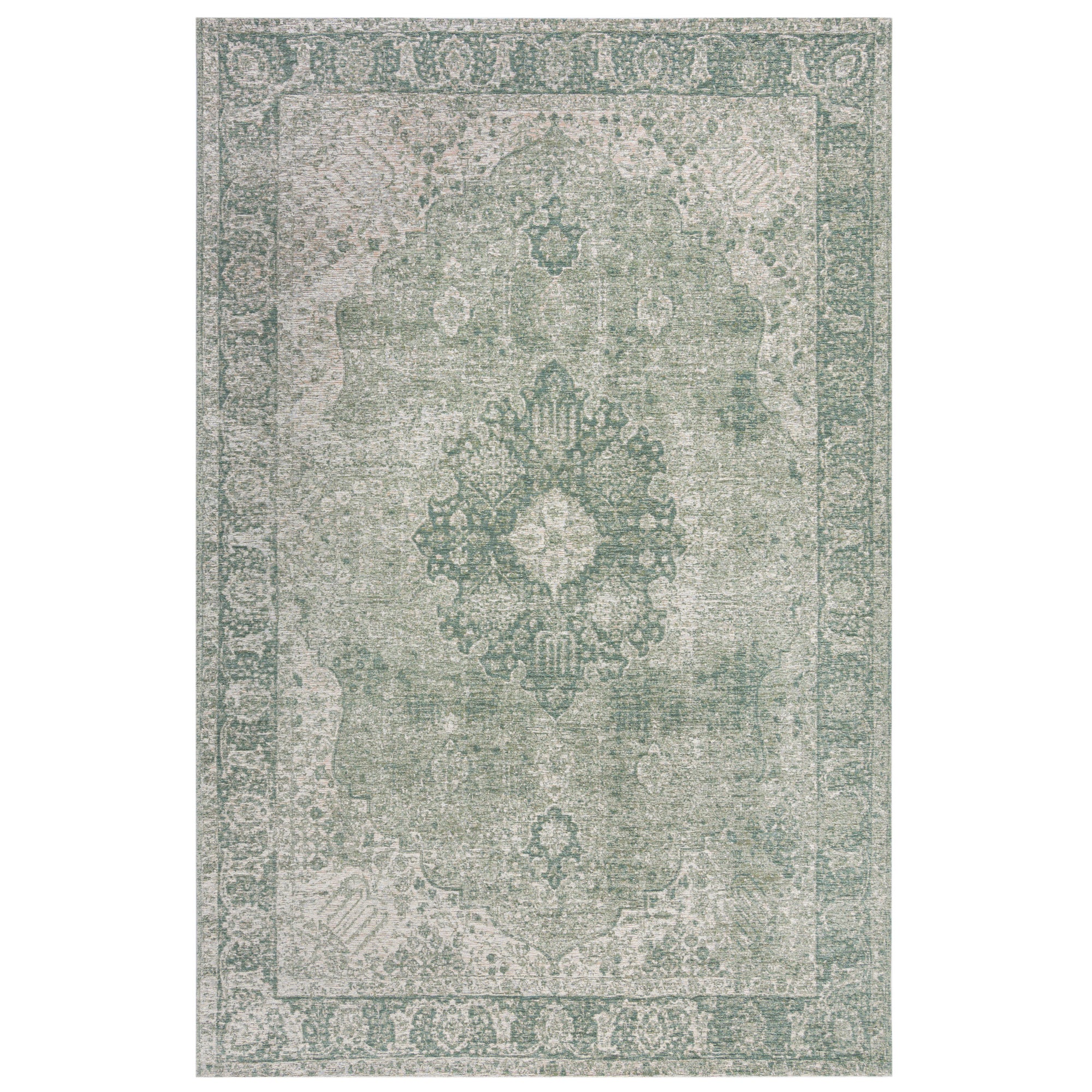 Mila Traditional Rug Green