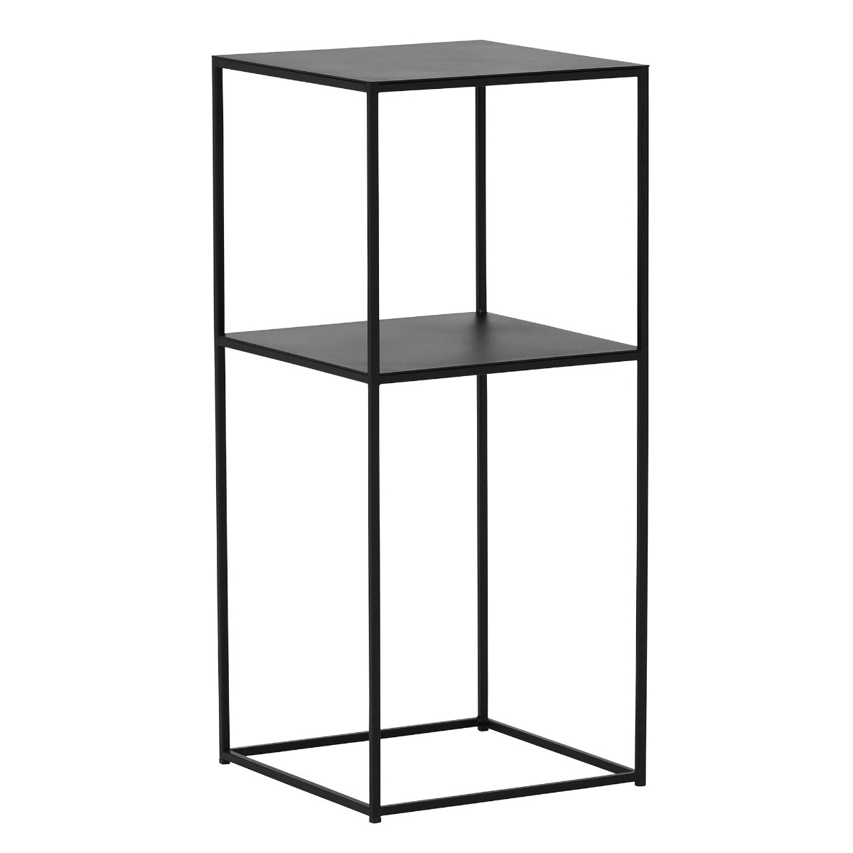 Kline Black Metal Side Table