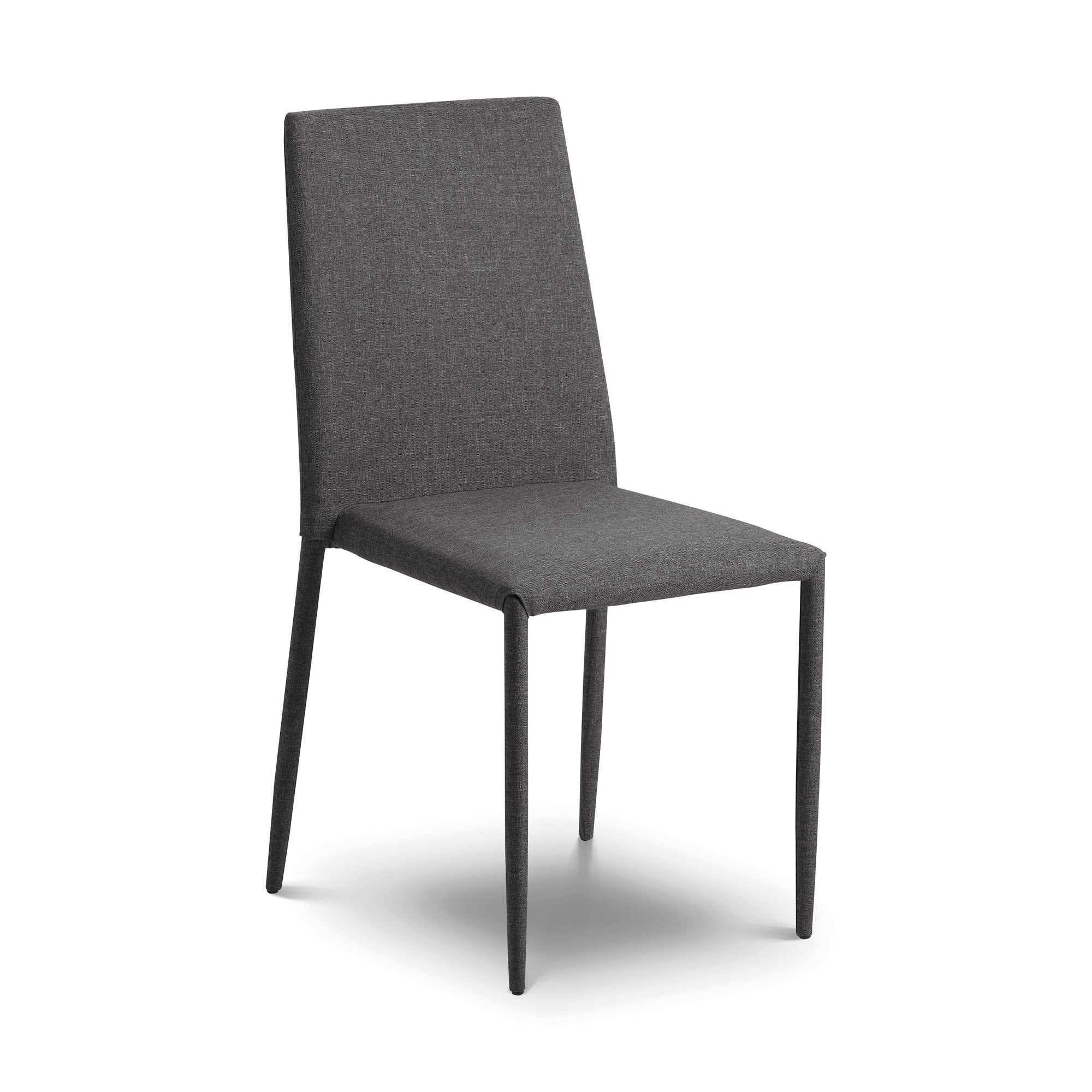 Jazz Set of 4 Stacking Dining Chairs Grey