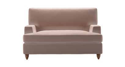 Isla Loveseat Sofabed in Orchid Cotton Matt Velvet - sofa.com