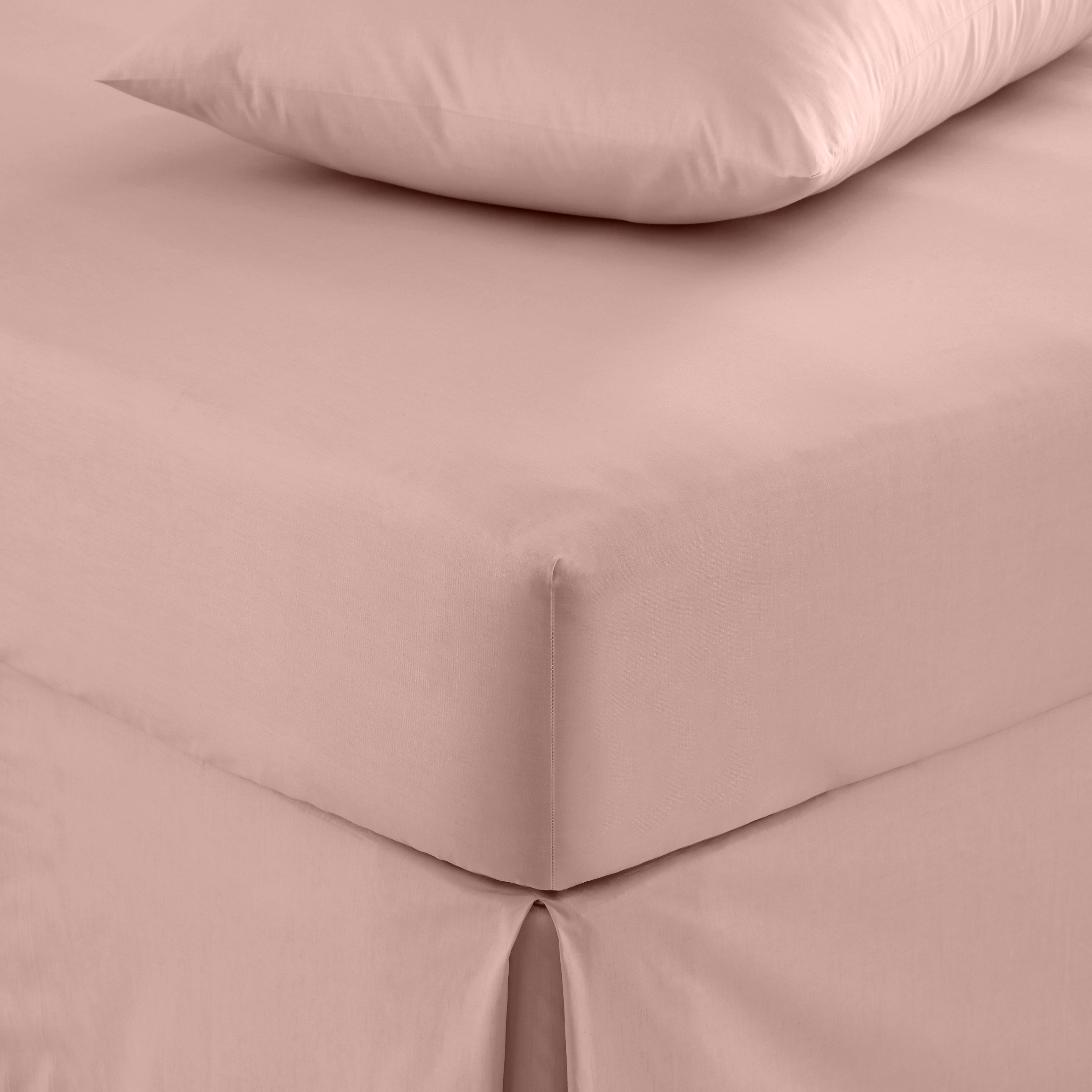 Pure Cotton Fitted Sheet Blush
