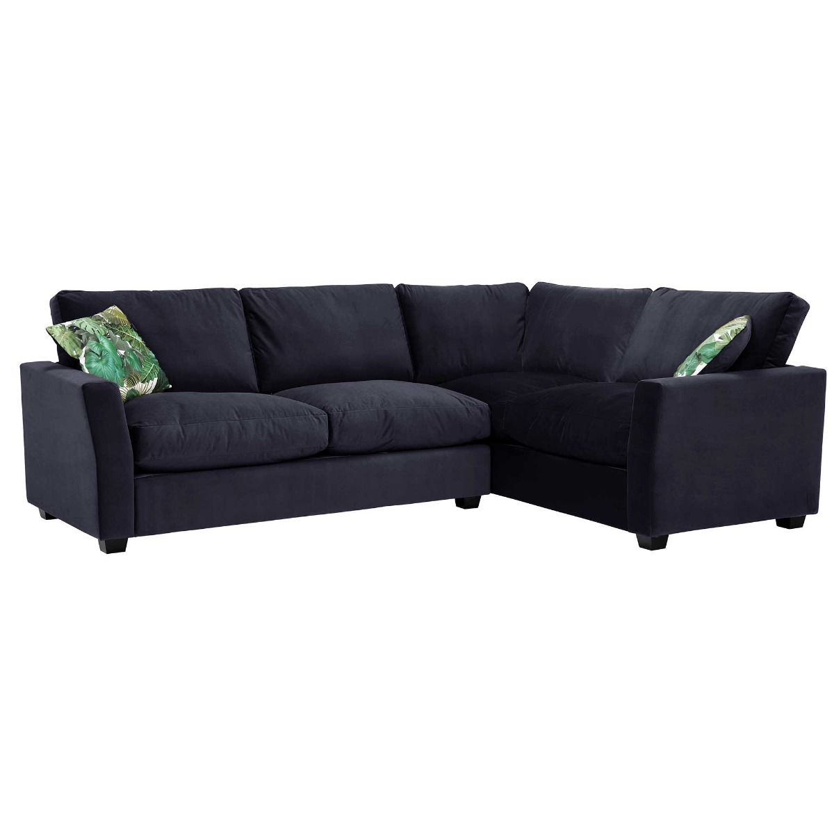 Taylor Medium Right Hand Facing Corner Sofa, Sunningdale Midnight Blue