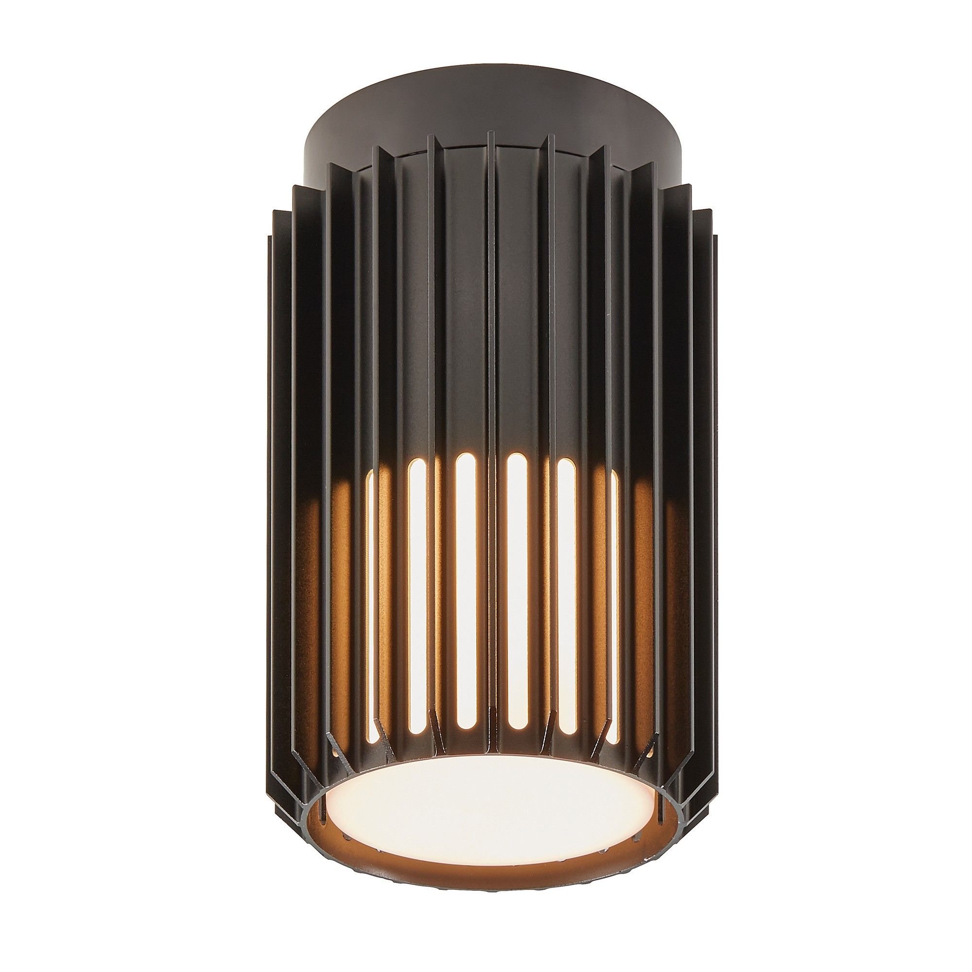 Nordlux Modern Outdoor Ceiling Light Black Aluminium E27 Coastal/Marine Safe - Mains Powered, IP54