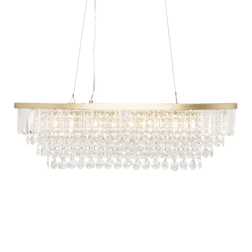 Paladina Diner Ceiling Pendant, Satin Brass