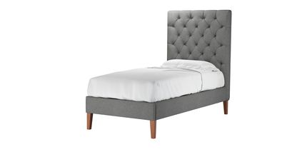 Rosalie 150cm Single Bed in Storm Soft Sustainable Wool - sofa.com